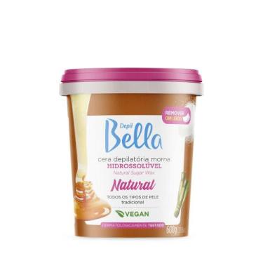 Imagem de Cera Depilatória Hidrossolúvel Natural Depil Bella 600g