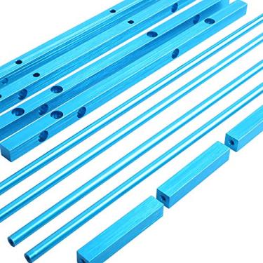 Imagem de Prateleira para pneus de 1,9 ", prateleira para pneus RC, acessório de carro RC profissional para carro de brinquedo TRX4 / SCX10 1/10 modelo de carro RC carro RC(azul)