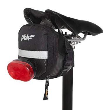 Imagem de Bolsa De Selim Speed Com Fixação Por Fita E Fivelas De Nylon Preto Probike