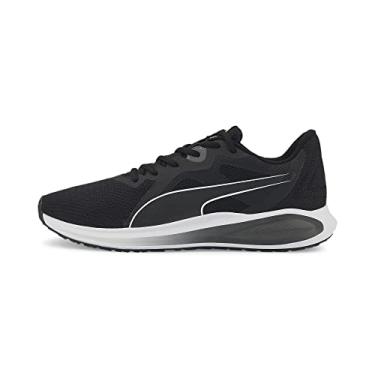 Imagem de PUMA Tênis masculino Twitch Runner, Preto/branco, 42