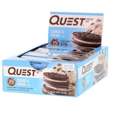 Imagem de Quest Protein Bar (Caixa c/ 12un de 60g) Quest Nutrition