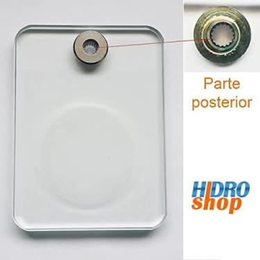 Imagem de Cristal Vidro para Saboneteira Deca Quadrado Com Cromado - 4670020