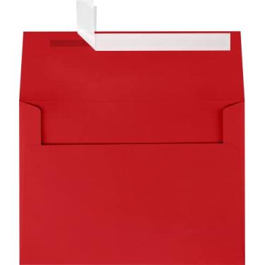 Imagem de Envelopes de convite LUXPaper A7 | Descasque e pressione | 13 cm x 19 cm | Vermelho rubi | 36 kg Texto | Quantidade 250