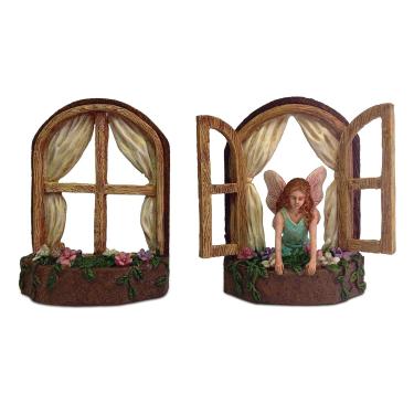 Imagem de Marshall Janelas de fadas - Acessórios em Miniatura para Jardim de Fadas - Conjunto de 2