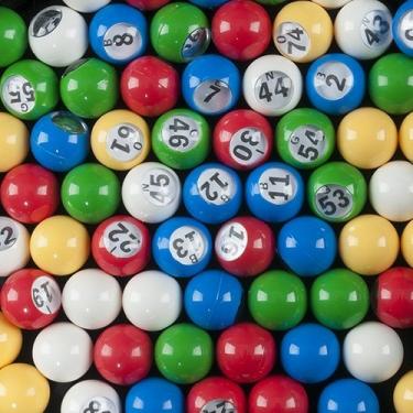 Imagem de Conjunto de bolas de bingo - plástico multicolorido