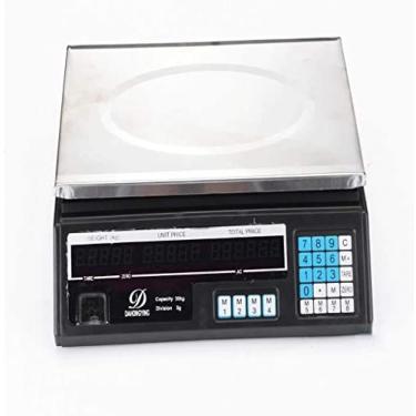 Imagem de Balanças Eletrônicas Protable, Precisão Comercial 30kg40KG Pesagem Cozinha Frutos Do Mar Ingredientes Aquáticos Alta Precisão,40kg/5g,Collector88