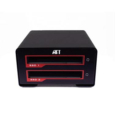 Imagem de Blackjet Estação de ancoragem profissional VX-2SSD Dual SSD USB 3.2 Gen 2 10Gbps USB Type-C, RAID 0 RAID 1 JBOD Backup 4K, USB4, arquivo, gravação, duplicador, vídeo, DIT, criadores de conteúdo