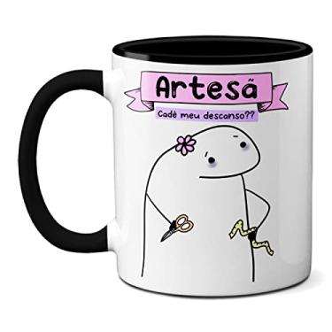 Imagem de Caneca Artesã Encaixar Só Mais Uma Encomenda Não Dou Conta (Preta)