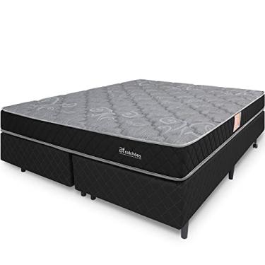 Imagem de Cama Box Colchão King Espuma D45 Extra Firme Certificada Antialérgico 193x203x51cm - bf Colchoes