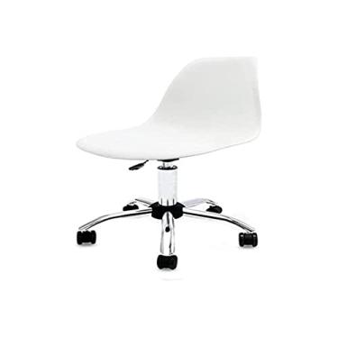 Imagem de CADEIRA EAMES OFFICE CROMADO CX 1 - PP BRANCO