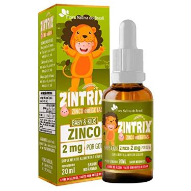 Imagem de ZINTRIX (Zinco Infantil) 20ml - Flora Nativa Sabor:Morango
