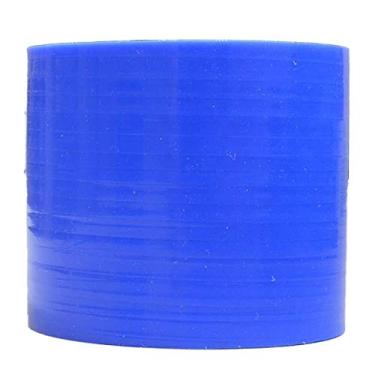 Imagem de Mangote Azul em Silicone Reto Liso 3" Polegadas (76mm) * 76mm - Epman