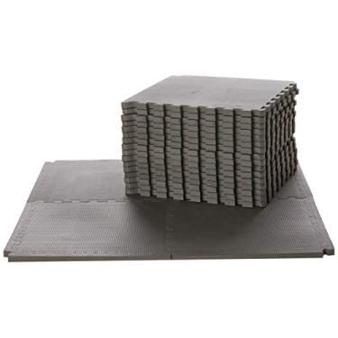 Imagem de Tatame EVA Preto Conjunto com 20 Unidades 50cm x 50cm x 2cm