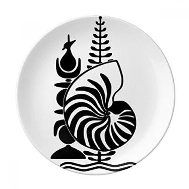 Imagem de Nova Caledônia National Placa com emblema decorativo de porcelana Salver Prato de jantar