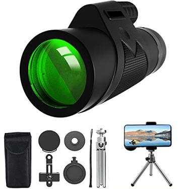 Imagem de Telescópio monocular 1242, prisma impermeável BAK4 de alta definição de alta ampliação, fácil de transportar, com tripé inteligente, adequado para assistir a jogos e concertos Olhe para o cenário