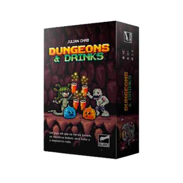 Imagem de Dungeons and Drinks Jogo de Cartas Buro