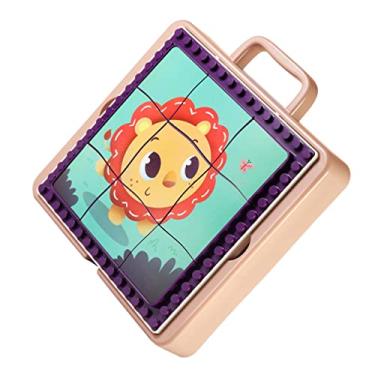 Imagem de 1 Set Three-Dimensional Digital Puzzle Kids Puzzle Girls Toys Childrens Toys Educational Toys Early Learning Toy Number Building Blocks Toy Pink Plastic Number Baby