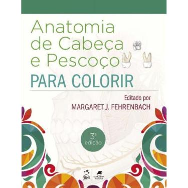 Imagem de Anatomia de Cabeça e Pescoço Para Colorir - 03Ed/20