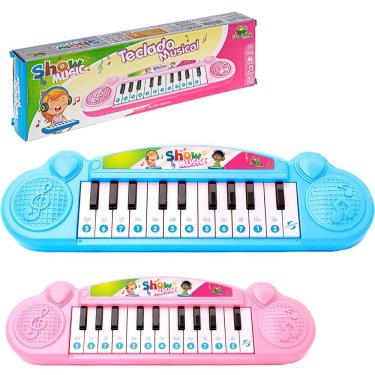 Brinquedo Piano Teclado Infantil Musical Reflete Luzes Coloridas 22 Teclas  - Electronic Organ - Piano / Teclado de Brinquedo - Magazine Luiza