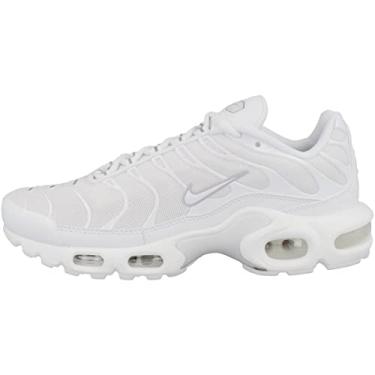 Imagem de Nike T nis de corrida feminino Air Max Plus Dn6997, Branco/Branco-Platina pura, 9