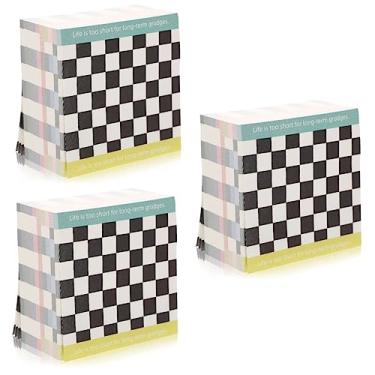 Imagem de TEHAUX 3 Caixas caderno bloco de notas planejador portátil blocos de notas do servidor bloco de anotações bloco de notas do planejador de uso diário bloco de notas multifuncional xadrez