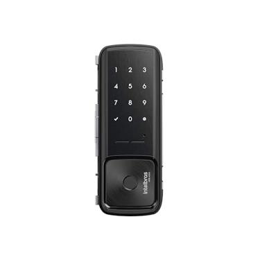 Imagem de Fechadura Inteligente de Sobrepor Para Portas de Vidro MFR 4000 Preto Intelbras
