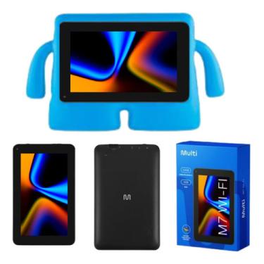 Imagem de Tablet M7 Wi-fi 64gb 4gb Ram 7  Nb409 Com Capa Infantil Azul M7
