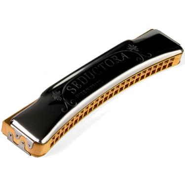 Imagem de Gaita De Boca Hering Seductora Oitavada 48 Vozes Em Dó 7948c