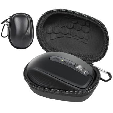 Imagem de Comecase Capa rígida compatível com Logitech MX Anywhere 3S/ Anywhere 3/Anywhere 2S/ Anywhere 2 Mouse Compacto, Caixa de Armazenamento Portátil USB C Mouse - Preta (Apenas Bolsa)