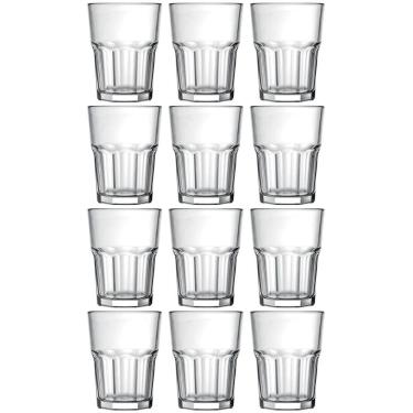 Imagem de Jogo 12 Copos 200ml para Suco Água e Refrigerante Nadir Figueiredo em Vidro Transparente