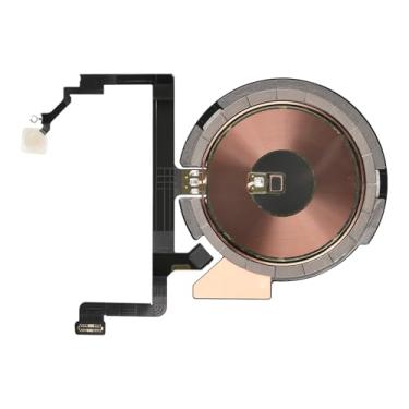 Imagem de Risidamoy Para iPhone 14 Plus NFC Chip Painel de Carregamento Sem Fio Bobina Adesivo Cabo Flexível Substituição Peça Reparação Luz Flash Substituição para iPhone 14Plus com Suporte de Metal