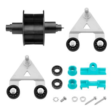 Imagem de AXV621DAT Kit universal de aspirador de pó para limpeza de piscina/turbina compatível com Hayward Aquabug Navigator Pool Vac Wanda The Whale Diver Dave, peças de aspirador de pó de piscina substituem