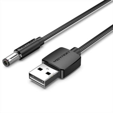 Imagem de Cabo Energia Alimentaçao USB A Para Dc 5,5mm 3A 50cm Vention