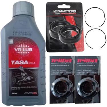 Imagem de Par Retentor Bengala, Guarda Pó, Trava, Oleo Yes 125 - VEDAMOTORS