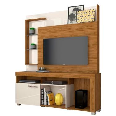 Imagem de Home Theater Ícaro TVs até 50 599130 Naturale Off White Madetec