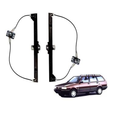 Imagem de Par Maquina Vidro Manual Elba 1988 1989 1990 1991 Traseira - Zinni Gue