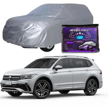 Imagem de Capa De Cobrir Carro Tiguan Nova Sem Forro Impermeável Armada Force - 