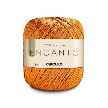 Imagem de Linha Fio Encanto Para Croche/Trico 128m Circulo 100% Viscose - Dark Cheddar