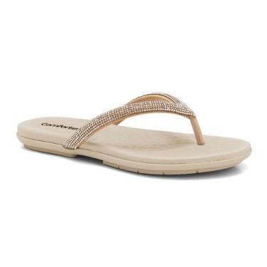 Imagem de Chinelo Feminino Comfortflex 2440431, Creme, 36