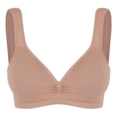 Imagem de Sutiã Top Com Bojo Trifil Daily Sem Costura Original 3294, Macadâmia, 