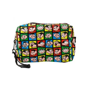 Imagem de Necessaire Rostos Coloridos 15x6x20cm - Turma Da Mônica - Taimes