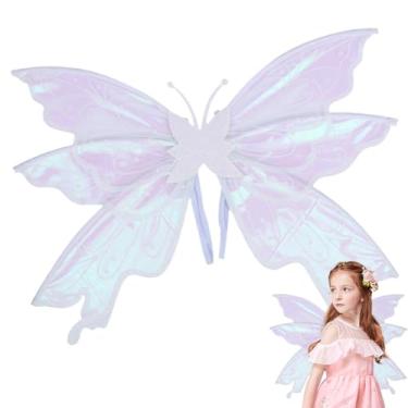 Imagem de Asas de fada brilhantes,Asas de fada brilhantes adulto,Asa de borboleta realista | Asas de borboleta para meninas, adultos, asas de anjo, fantasia de fada para mulheres, fantasias de Halloween