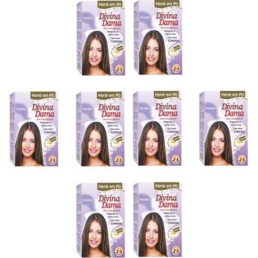 Imagem de HENE EM PO DIVINA DAMA JABORANDI 03x50GR INCOLOR, 400GR