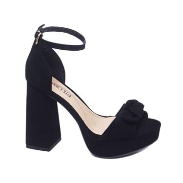 Imagem de Sandália Feminina Meia Pata Preta Torricella Genero:Feminino;Cor:Preto;Tamanho:39