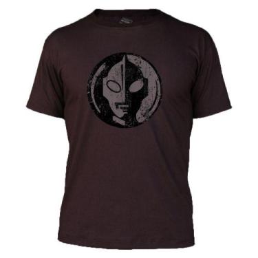 Imagem de Camiseta - ULtraman - Dasantigas, XG, Marrom escuro
