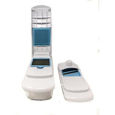 Imagem de Simple Being Cortador de vegetais, ralador, cortador de fatiador, 6 lâminas intercambiáveis de aço inoxidável Mandoline Julienne, cortador de alimentos de cozinha multifuncional resistente