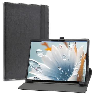 Imagem de LiuShan Rotary Capa para CHUWI Hi10 MAX Tablet, suporte Folio PU couro com capa capa para CHUWI Hi10 MAX tablet de 12,95 polegadas, preto