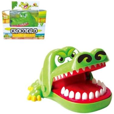 Imagem de Jacaré Brinquedo Jogo Desafio Dentista Morde Dedos Crocodilo - Art Bri