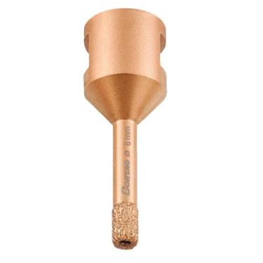 Imagem de Serra Copo Diamantada 8mm Cerâmica Porcelanato Granito Mármore Azulejo