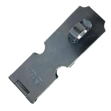 Imagem de Porta cadeado trinco trava tamanho grande 12cmx4cm Zincado - Aliança